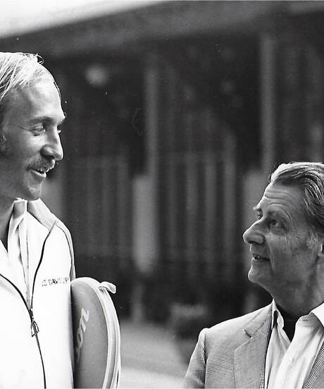 Stan Smith and Bunny Austin in Caux