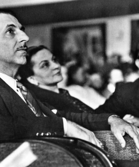 J.R.D. Tata & Thelma Tata in Caux