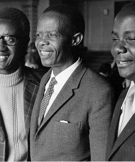 Joseph Gondo,Jerry Ndemera,Kayisa Ndiweni Group Photo
