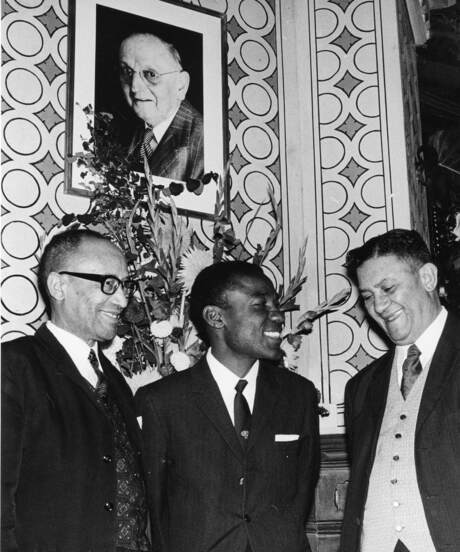 Patrik Sonn,Conrad Hunte,Tom Swartz Group Photo