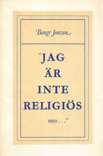 Jag är inte religiös cover