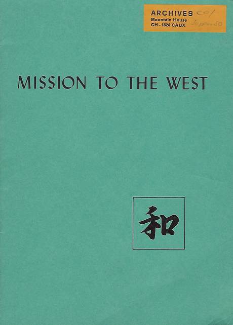Mission to the West, booklet cover