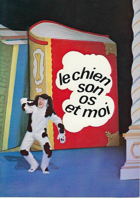 Le chien son os et moi, couverture de brochure