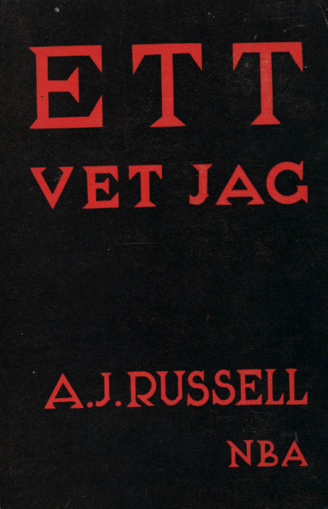 'Ett vet jag' book cover in Swedish