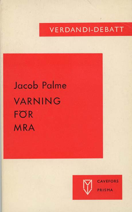 'Varning för MRA' book cover in Swedish