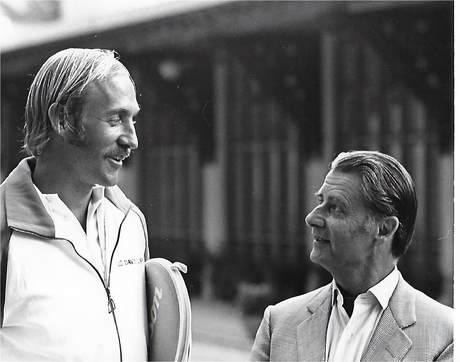 Stan Smith and Bunny Austin in Caux
