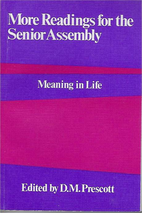 More readings for the senior assembly, book cover
