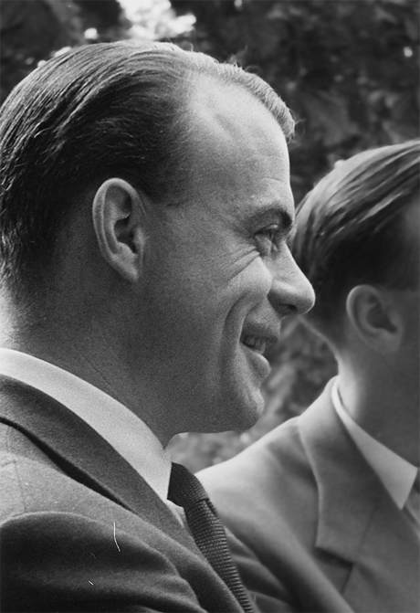 Einar Engebretsen portrait photo in B&W Caux