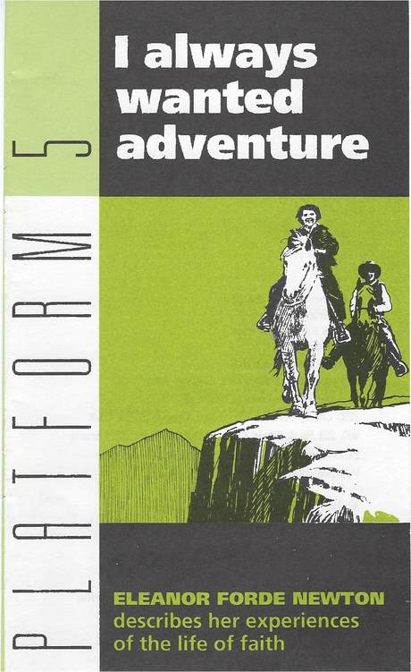 I always wanted adventure, Eleanor Forde Newton, booklet cover