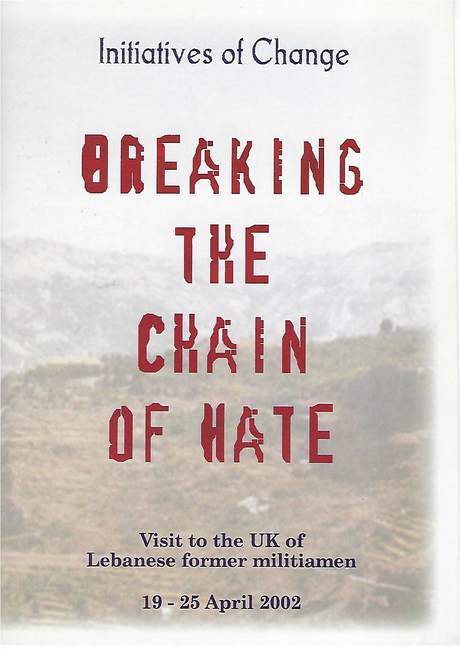 Breaking the Chain of Hate, booklet cover