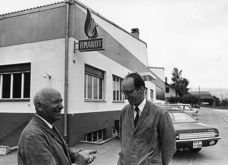 Willy Brandt, Jacky Brandt, B&W portrait photo