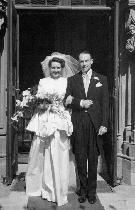 Elisabeth Caulfeild, John Caulfeild, B&W portrait photo