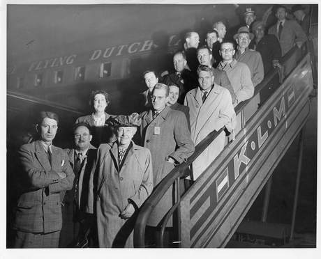 Dietrich Sattler, Michael Horlacher, Charlotte van Beuningen,Eugenie Eboue , B&W portrait photo