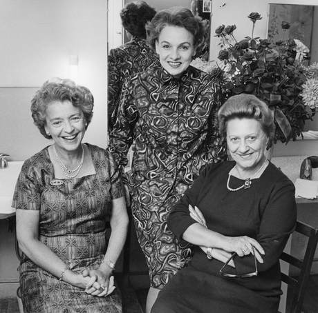 Phyllis Konstam, Eva Lissa, Pina Renzi, B&W portrait photo