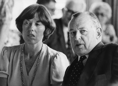 Daniel Mottu, Faith Whittlesey , B&W portrait photo