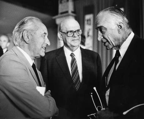 Francis Blanchard,Willy Rentzman,  John van de Water, B&W portrait photo