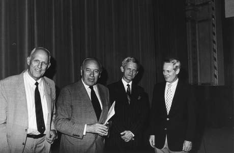 Paul Gundersen, Francis Blanchard, George Sasmondi Kiss, Bryan Hamlin, B&W portrait photo