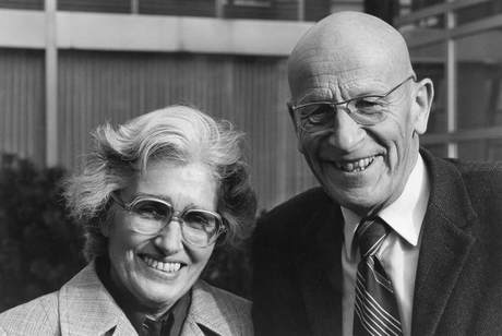 Emmina & Jean Carrard B&W portrait photo