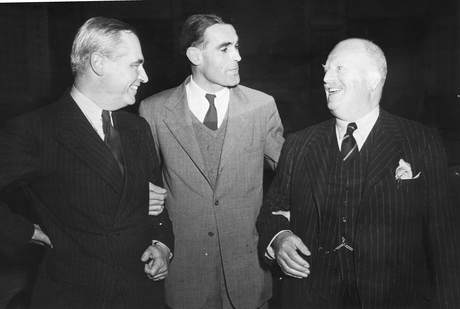Lord Courthope, Peter Howard, W. Telling, B&W portrait photo