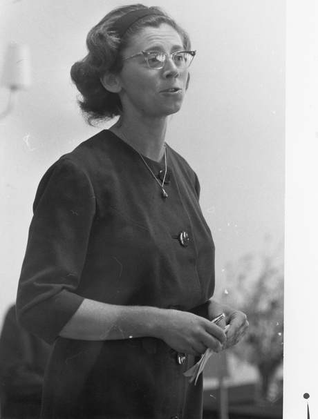 Francoise Chauchat Caubel, B&W portrait photo