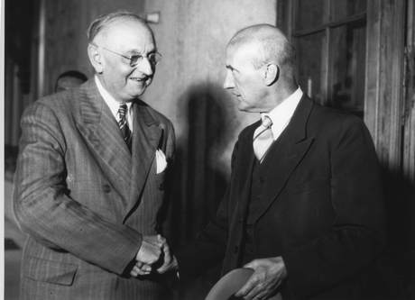  Frank Buchman, Philippe Etter, B&W portrait photo