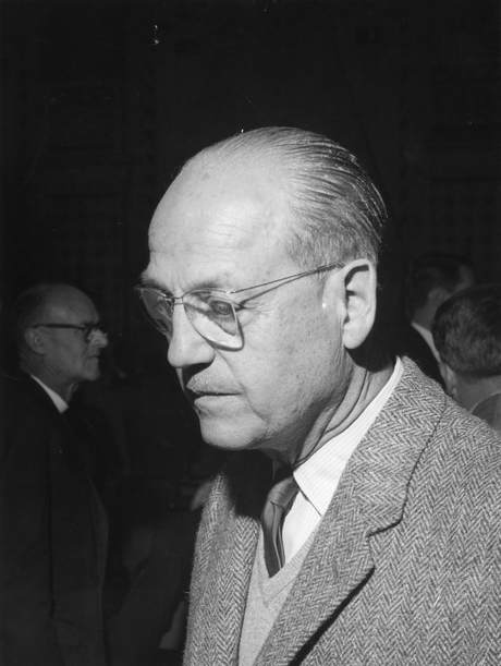 General Bethouart, B&W portrait photo