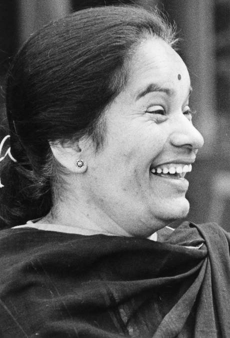 Sushobha Barve, B&W portrait photo