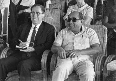Thio Chan Bee, Said Jafar Albar, Malaysia, B&W portrait photo