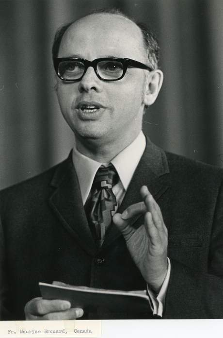 Maurice Brouard, B&W portrait photo