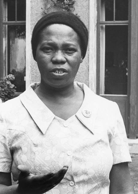 June Chabaku, B&W portrait photo