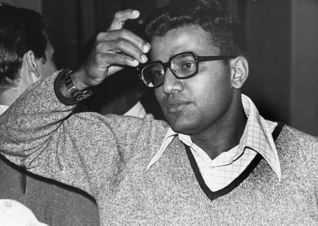 Suresh Khatri, B&W portrait photo