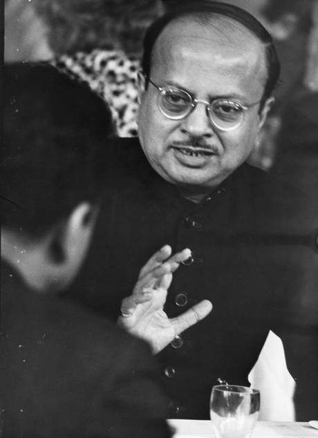 P.C Chunder (Ind), B&W portrait photo