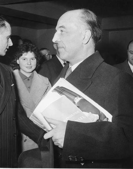 Karl Arnold (D), B&W portrait photo