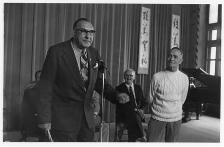 Bert Allan, John Söderlund, George Taylor, B&W portrait photo
