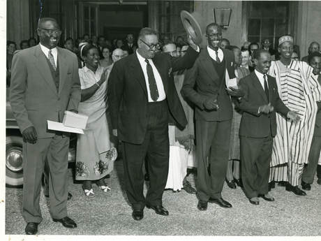 (L to R) Hon. Buth Diu, Sayed Mohammed Saleh Shangitti (Sudan) Joshua Mulwal Mut M.P, Sayed Dawood Abdel Latif (Sudan)