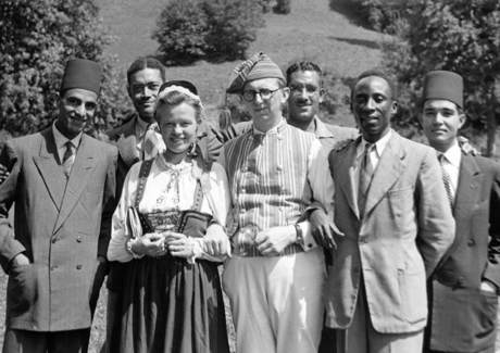 Dennis Osadebay,Thomas Girvan,Christian Bonding,Mrs Bonding,Louis Byles,Ibrahim Abd-el-Ibrahim ,Said Ashour