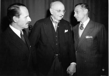 Dr D Richter,Frank Buchman,Count F. Ostorog