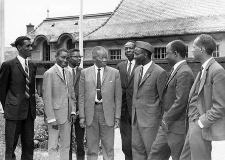 PQ Vundla and African delegation in Caux, Switzerland