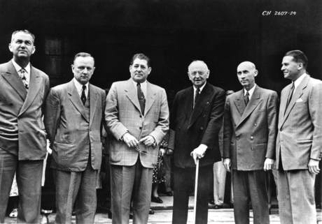 John Halliburton,Andre de St Phalle,Henri Desbrueres,Frank Buchman, George T. Baker