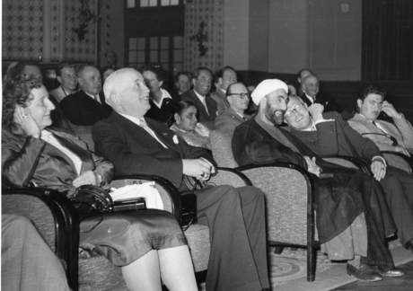 Mrs Punder,Hermann Punder,The Ayatullah Mojtahedi of Iran,Person Unknown,Person Unknown