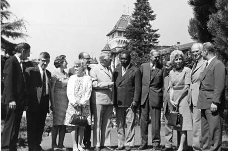 Person Unknown,Les Dennison,Hedi Cadegg,Mrs Dennison,Otto Cadegg,Adolf Scheu,Fred Small,Frits Philips,Person Unknown,Sylvia Philips,Pierre Sailly,Gottfried Anliker