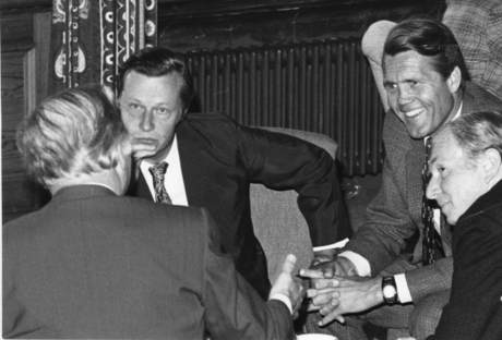 Adolf Scheu,Kullervo Rainio,Jens Jonathan Wilhelmsen,Japie Basson Group Photo