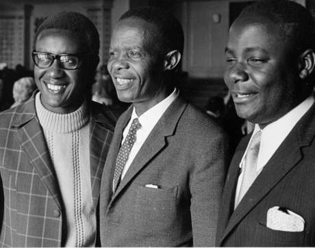 Joseph Gondo,Jerry Ndemera,Kayisa Ndiweni Group Photo