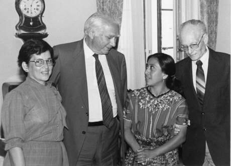 Mrs Hay,Alexandre Hay,Ana Maria Xuya Cuxil,Person Unknown Group Photo