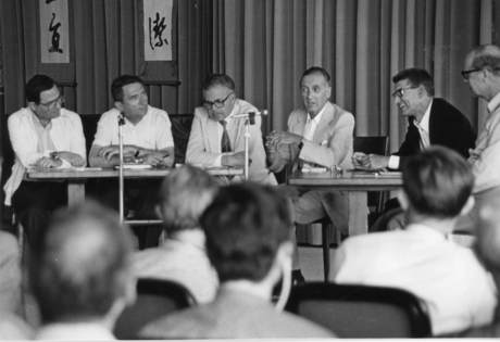 Mr Traboulsi,J. Bichot,Germain Bouverat,Jean-Jacques Odier,Jean Brianne,Pierre Spoerri Group Photo