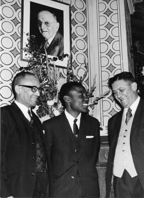 Patrik Sonn,Conrad Hunte,Tom Swartz Group Photo
