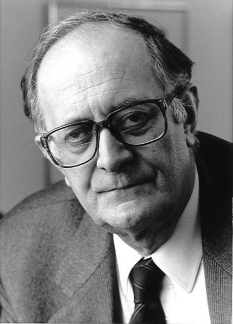 Cornelio Sommaruga 2005 black & white portrait photo