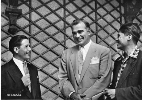 Sinforoso Cobrero,William Pawley,Walter Camacho Group Photo