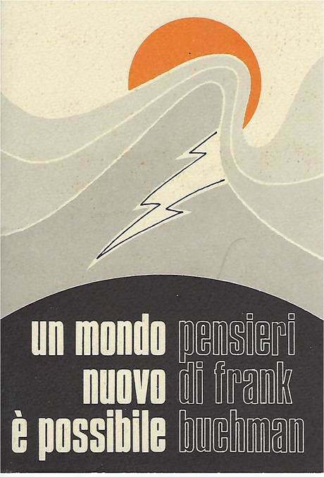 Un mondo nuovo è possibile, Frank Buchman, booklet cover