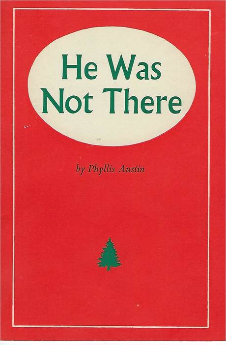 "He was not there", play script cover